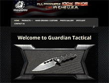 Tablet Screenshot of guardiantacticalusa.com